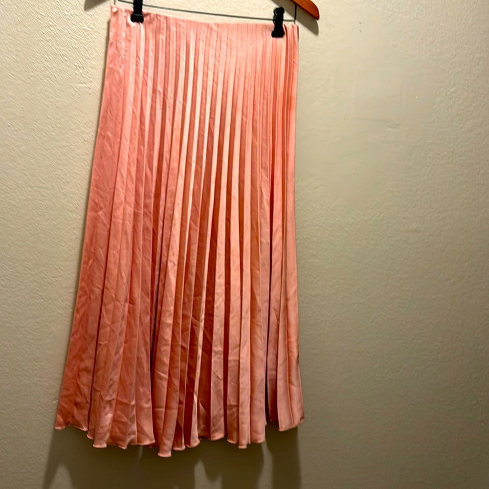 Pink midi Zara skirt